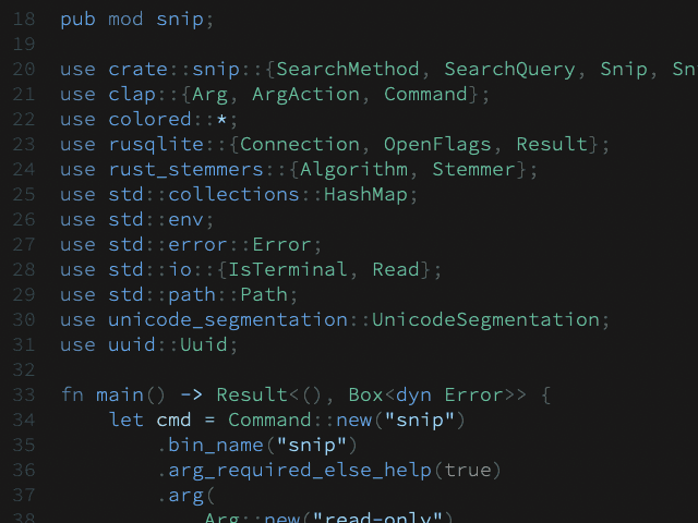 Skim SQL filtering